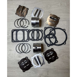 Ремкомплект компрессора 65 мм в сборе - Ремкомплект поршневой компрессора 65 мм (на 2 цилиндра) Ремкомплект компрессора 65 мм в сборе - Ремкомплект поршневой компрессора 65 мм (на 2 цилиндра)